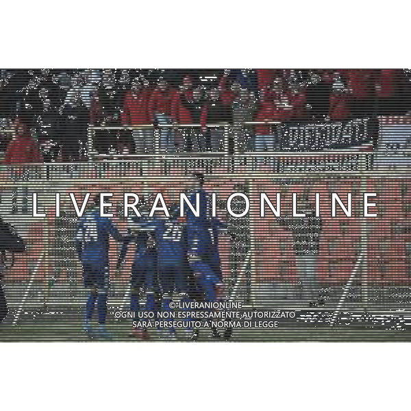 CATANZARO - BARI CAMPIONATO CALCIO SERIE C LEGA PRO 13.03.2022 NELLA FOTO esultanza bari dopo il gol ©ROSITO/AGENZIA ALDO LIVERANI SAS
