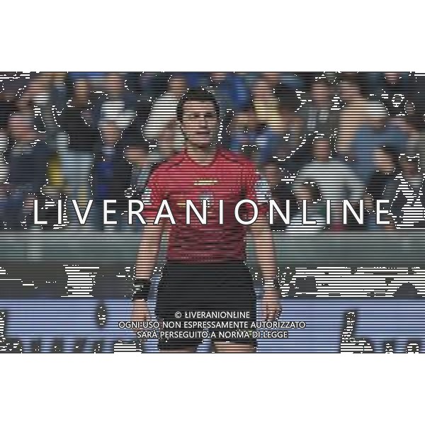 Gabriele Masotti/LMedia - AC Pisa vs US Cremonese - Italian soccer Serie B match 2021/2022 March 13 2022 - Arena Garibaldi Pisa, Italy AC Pisa vs US Cremonese Photo showing: The referee Alessandro Prontera @Gabriele Masotti/LiveMedia /AGENZIA ALDO LIVERANI SAS