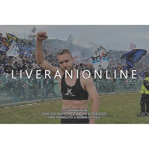 Gabriele Masotti/LMedia - AC Pisa vs US Cremonese - Italian soccer Serie B match 2021/2022 March 13 2022 - Arena Garibaldi Pisa, Italy AC Pisa vs US Cremonese Photo showing: George Puscas (Pisa) ath the end of the match @Gabriele Masotti/LiveMedia /AGENZIA ALDO LIVERANI SAS