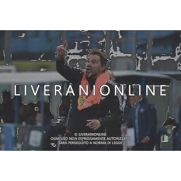 Gabriele Masotti/LMedia - AC Pisa vs US Cremonese - Italian soccer Serie B match 2021/2022 March 13 2022 - Arena Garibaldi Pisa, Italy AC Pisa vs US Cremonese Photo showing: Head coach of Pisa Luca D\'Angelo @Gabriele Masotti/LiveMedia /AGENZIA ALDO LIVERANI SAS