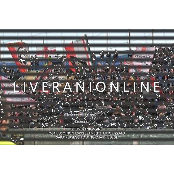 Gabriele Masotti/LMedia - AC Pisa vs US Cremonese - Italian soccer Serie B match 2021/2022 March 13 2022 - Arena Garibaldi Pisa, Italy AC Pisa vs US Cremonese Photo showing: Supporters of Cremonese @Gabriele Masotti/LiveMedia /AGENZIA ALDO LIVERANI SAS