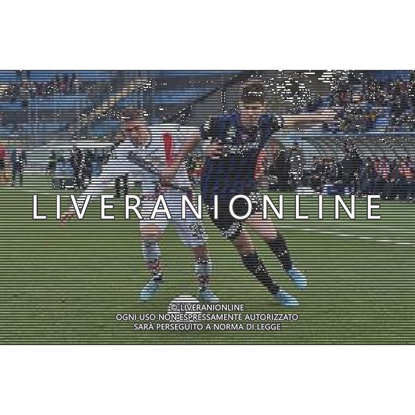 Gabriele Masotti/LMedia - AC Pisa vs US Cremonese - Italian soccer Serie B match 2021/2022 March 13 2022 - Arena Garibaldi Pisa, Italy AC Pisa vs US Cremonese Photo showing: Luca Zanimacchia (Cremonese) and Pietro Beruatto (Pisa) fight for the ball @Gabriele Masotti/LiveMedia /AGENZIA ALDO LIVERANI SAS