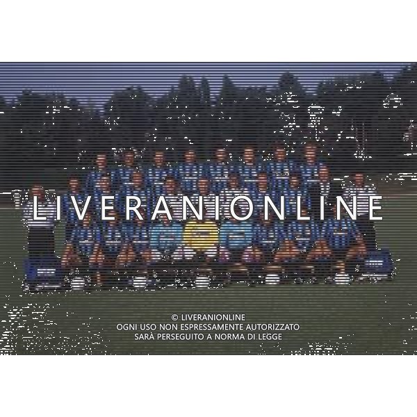 1993-1994 FORMAZIONE INTER CALCIO AG ALDO LIVERANI SAS