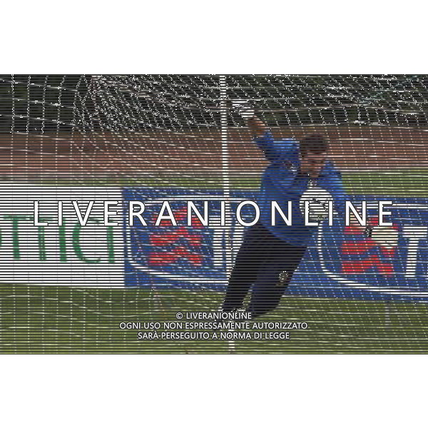 Coverciano (Fi) Allenamento della Nazionale Italiana di Calcio Nella foto: De Sanctis Morgan.* Ph Gianni Nucci/Agenzia Aldo Liverani