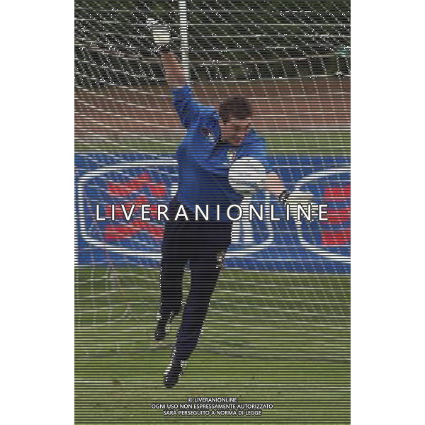 Coverciano (Fi) Allenamento della Nazionale Italiana di Calcio Nella foto: De Sanctis Morgan.* Ph Gianni Nucci/Agenzia Aldo Liverani