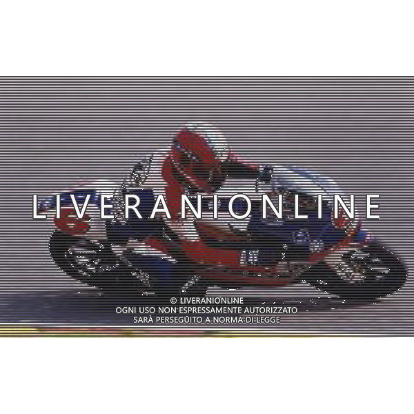 RETROSPETTIVA MIRKO GIANSANTI MOTOCICLISMO NELLA FOTO MIRKO GIANSANTI NELL\'ANNO 2001 AG CONTROLUCE MONZA-AG ALDO LIVERANI SAS
