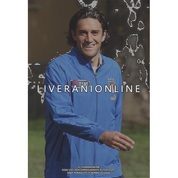 Coverciano (Fi) Allenamento della Nazionale Italiana di Calcio Nella foto: Toni Luca.* Ph Gianni Nucci/Agenzia Aldo Liverani