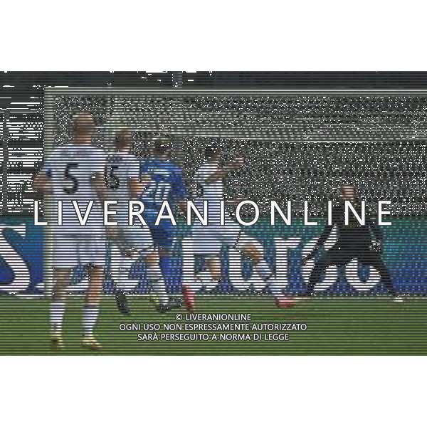 ¬© TVRG Antonino La Gumina (Como) segna il gol dell\'1 a 0 Como vs Ternana Campionato Serie BKT - 30a giornata Como 15-03-2022 Stadio Giuseppe Sinigaglia foto Roberto Garavaglia/ag. Aldo Liverani sas/AGENZIA ALDO LIVERANI SAS