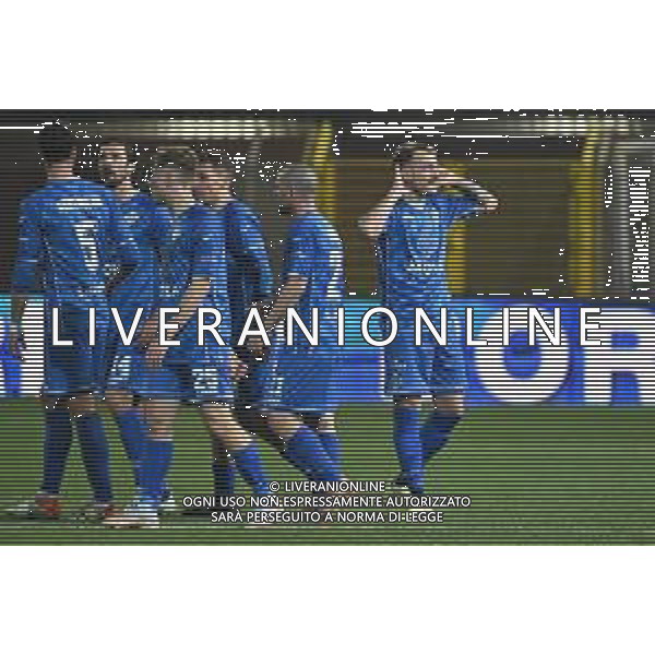 ¬© TVRG Antonino La Gumina (Como) esulta dopo il gol dell\'1 a 0 Como vs Ternana Campionato Serie BKT - 30a giornata Como 15-03-2022 Stadio Giuseppe Sinigaglia foto Roberto Garavaglia/ag. Aldo Liverani sas/AGENZIA ALDO LIVERANI SAS
