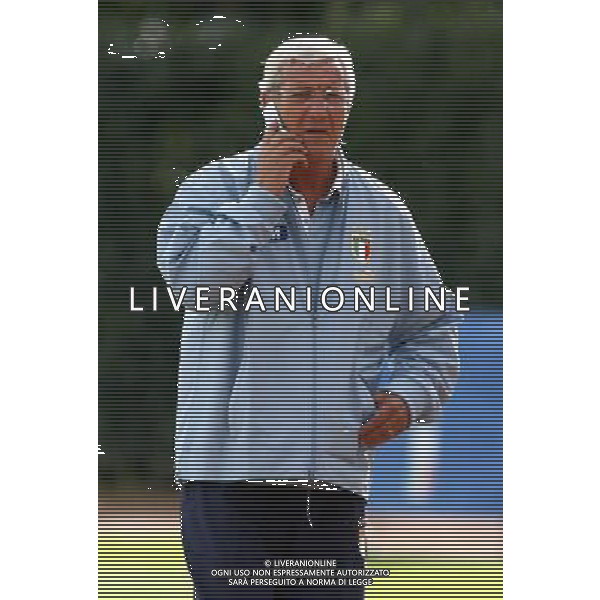 Coverciano (Fi) Allenamento della Nazionale Italiana di Calcio Nella foto: Lippi Marcello.* Ph Gianni Nucci/Agenzia Aldo Liverani