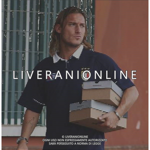 Coverciano (Fi) Allenamento della Nazionale Italiana di Calcio Nella foto: Totti Francesco.* Ph Gianni Nucci/Agenzia Aldo Liverani