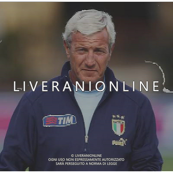 Coverciano (Fi) Allenamento della Nazionale Italiana di Calcio Nella foto: Lippi Marcello.* Ph Gianni Nucci/Agenzia Aldo Liverani