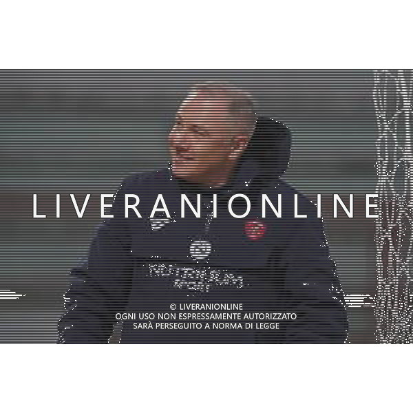 Loris Cerquiglini/LMedia - AC Perugia vs SPAL - Italian soccer Serie B match 2021/2022 March 16 2022 - Stadio Renato Curi Perugia, Italy AC Perugia vs SPAL Photo showing: massimiliano alvini (coach perugia calcio) @Loris Cerquiglini/LiveMedia /AGENZIA ALDO LIVERANI SAS