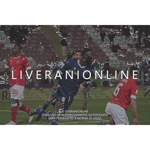 Loris Cerquiglini/LMedia - AC Perugia vs SPAL - Italian soccer Serie B match 2021/2022 March 16 2022 - Stadio Renato Curi Perugia, Italy AC Perugia vs SPAL Photo showing: latte lath emmanuel (n.99 spal) exultation 1-1 @Loris Cerquiglini/LiveMedia /AGENZIA ALDO LIVERANI SAS