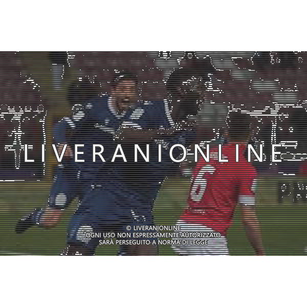 Loris Cerquiglini/LMedia - AC Perugia vs SPAL - Italian soccer Serie B match 2021/2022 March 16 2022 - Stadio Renato Curi Perugia, Italy AC Perugia vs SPAL Photo showing: latte lath emmanuel (n.99 spal) exultation 1-1 @Loris Cerquiglini/LiveMedia /AGENZIA ALDO LIVERANI SAS