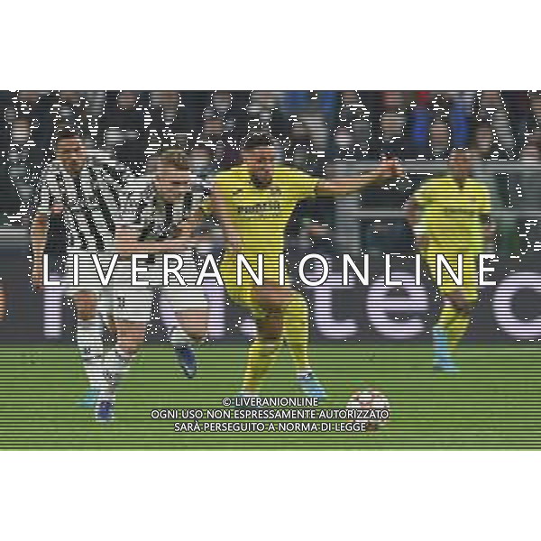 Torino 16.03.2022 Stadio Allianz Stadium ©Alessandro Falzone/Agenzia Aldo Liverani Juventus vs Villareal 8^ di Champions League 2021/2022 Nella foto : MATTHIJS DE LIGT E TRIGUEROS ©FALZONE/AGENZIA ALDO LIVERANI SAS