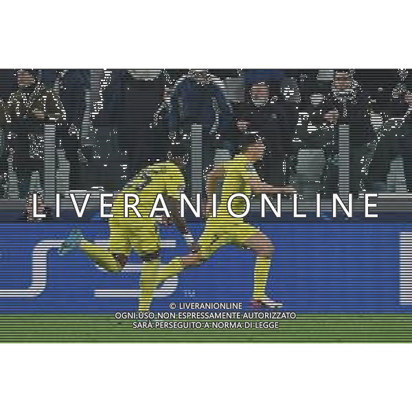 Torino 16.03.2022 Stadio Allianz Stadium ©Alessandro Falzone/Agenzia Aldo Liverani Juventus vs Villareal 8^ di Champions League 2021/2022 Nella foto : esultanza villareal ©FALZONE/AGENZIA ALDO LIVERANI SAS