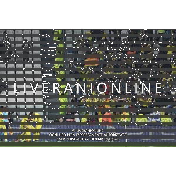 Torino 16.03.2022 Stadio Allianz Stadium ©Alessandro Falzone/Agenzia Aldo Liverani Juventus vs Villareal 8^ di Champions League 2021/2022 Nella foto : esultanza villareal ©FALZONE/AGENZIA ALDO LIVERANI SAS