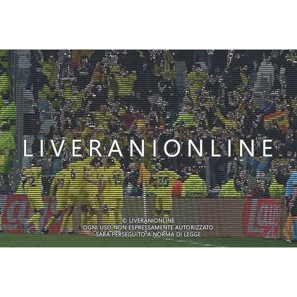 Torino 16.03.2022 Stadio Allianz Stadium ©Alessandro Falzone/Agenzia Aldo Liverani Juventus vs Villareal 8^ di Champions League 2021/2022 Nella foto : esultanza villareal ©FALZONE/AGENZIA ALDO LIVERANI SAS
