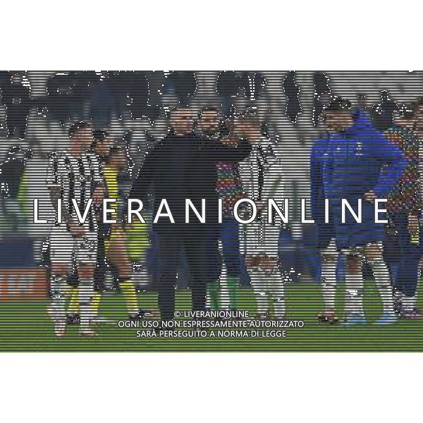 Torino 16.03.2022 Stadio Allianz Stadium ©Alessandro Falzone/Agenzia Aldo Liverani Juventus vs Villareal 8^ di Champions League 2021/2022 Nella foto : Delusione Juventus ©FALZONE/AGENZIA ALDO LIVERANI SAS