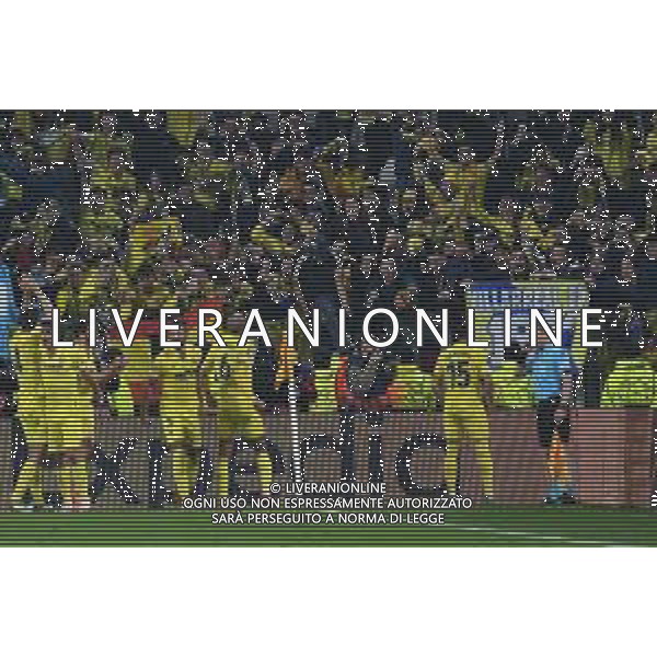 Torino 16.03.2022 Stadio Allianz Stadium ©Alessandro Falzone/Agenzia Aldo Liverani Juventus vs Villareal 8^ di Champions League 2021/2022 Nella foto : esultanza villareal ©FALZONE/AGENZIA ALDO LIVERANI SAS