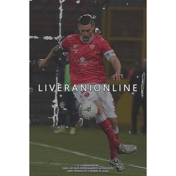 Loris Cerquiglini/LMedia - AC Perugia vs SPAL - Italian soccer Serie B match 2021/2022 March 16 2022 - Stadio Renato Curi Perugia, Italy AC Perugia vs SPAL Photo showing: gabriele angella (n.05 perugia calcio) @Loris Cerquiglini/LiveMedia AG ALDO LIVERANI SAS