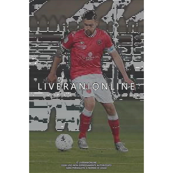 Loris Cerquiglini/LMedia - AC Perugia vs SPAL - Italian soccer Serie B match 2021/2022 March 16 2022 - Stadio Renato Curi Perugia, Italy AC Perugia vs SPAL Photo showing: gabriele angella (n.05 perugia calcio) @Loris Cerquiglini/LiveMedia AG ALDO LIVERANI SAS