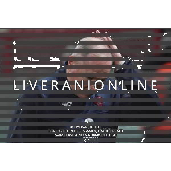 Loris Cerquiglini/LMedia - AC Perugia vs SPAL - Italian soccer Serie B match 2021/2022 March 16 2022 - Stadio Renato Curi Perugia, Italy AC Perugia vs SPAL Photo showing: massimiliano alvini (coach perugia calcio) disappointed @Loris Cerquiglini/LiveMedia AG ALDO LIVERANI SAS