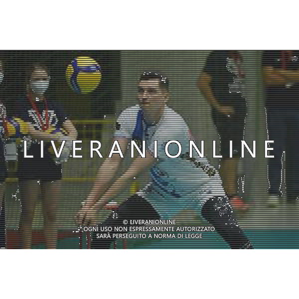 © TVRG Dmytro Teryomenko (Tours) Vero Volley Monza vs Tours VB CEV Cup - finale gara di andata Monza 16-03-2022 Arena di Monza foto Roberto Garavaglia/ag. Aldo Liverani sas/AGENZIA ALDO LIVERANI SAS
