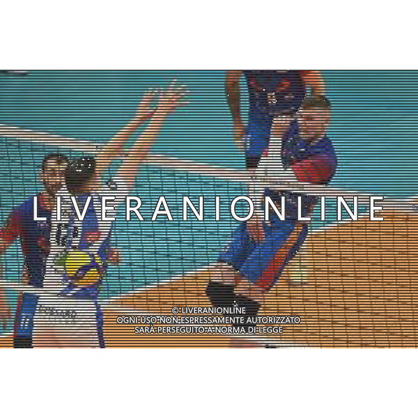 ¬© TVRG Vlad Davyskiba (Monza) Vero Volley Monza vs Tours VB CEV Cup - finale gara di andata Monza 16-03-2022 Arena di Monza foto Roberto Garavaglia/ag. Aldo Liverani sas/AGENZIA ALDO LIVERANI SAS