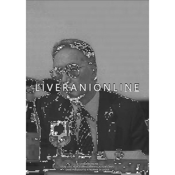 RETROSPETTIVA PIERO SCHLESINGER GIURISTA E BANCHIERE ITALIANO NELLA FOTO PIERO SCHLESINGER PRESIDENTE BANCA POPOLARE DI MILANO A MILANO NELL\'ANNO 1987 AG ALDO LIVERANI SAS