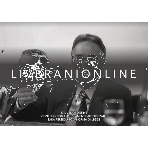 RETROSPETTIVA PIERO SCHLESINGER GIURISTA E BANCHIERE ITALIANO NELLA FOTO PIERO SCHLESINGER PRESIDENTE BANCA POPOLARE DI MILANO A MILANO NELL\'ANNO 1987 AG ALDO LIVERANI SAS