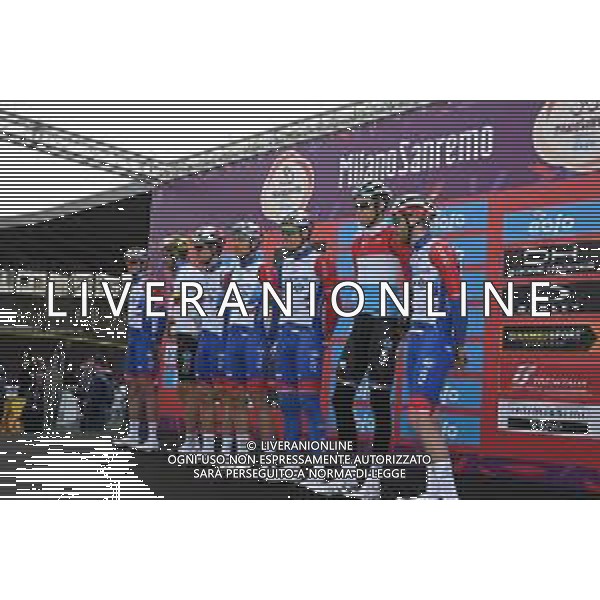 19-03-2022 Milano - Sanremo; 2022, Groupama - Fdj; Konovalovas, Ignatas; Geniets, Kevin; Milano - Velodromo Vigorelli; ©SIROTTI/AGENZIA ALDO LIVERANI SAS
