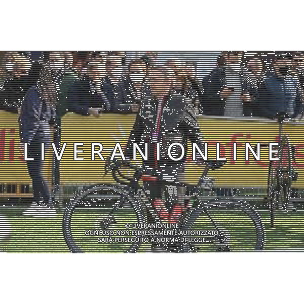 19-03-2022 Milano - Sanremo; 2022, Uae Emirates; Pogacar, Tadej; Colnago, Ernesto; Milano - Velodromo Vigorelli; ©SIROTTI/AGENZIA ALDO LIVERANI SAS