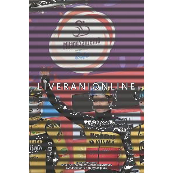 19-03-2022 Milano - Sanremo; 2022, Jumbo - Visma; Van Aert, Wout; Milano - Velodromo Vigorelli; ©SIROTTI/AGENZIA ALDO LIVERANI SAS