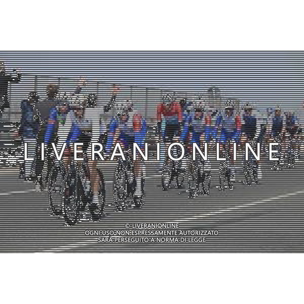 19-03-2022 Milano - Sanremo; 2022, Groupama - Fdj; Konovalovas, Ignatas; Geniets, Kevin; Demare, Arnaud; Tortona; ©SIROTTI/AGENZIA ALDO LIVERANI SAS