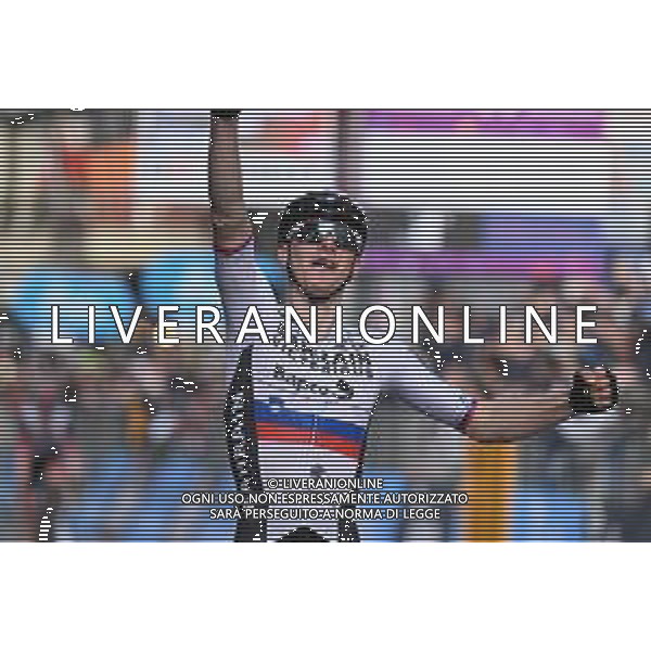 19-03-2022 Milano - Sanremo; 2022, Bahrain - Victorious; Mohoric, Matej; Sanremo; ©SIROTTI/AGENZIA ALDO LIVERANI SAS