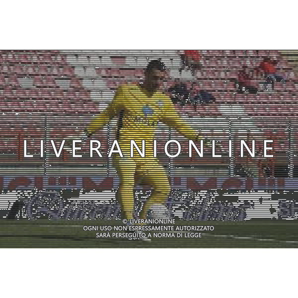 Loris Cerquiglini/LMedia - AC Perugia vs Como 1907 - Italian soccer Serie B match 2021/2022 March 20 2022 - Stadio Renato Curi Perugia, Italy AC Perugia vs Como 1907 Photo showing: facchin davide (n.1 como 1907) @Loris Cerquiglini/LiveMedia /AGENZIA ALDO LIVERANI SAS