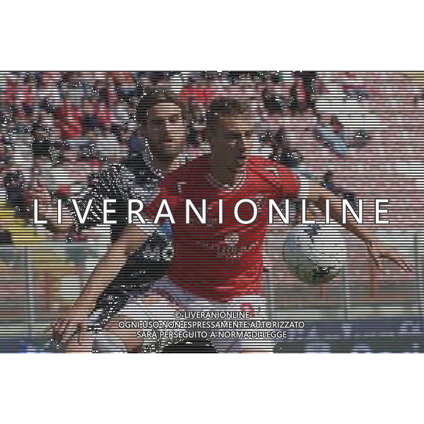 Loris Cerquiglini/LMedia - AC Perugia vs Como 1907 - Italian soccer Serie B match 2021/2022 March 20 2022 - Stadio Renato Curi Perugia, Italy AC Perugia vs Como 1907 Photo showing: de luca manuel (n. 09 perugia calcio) @Loris Cerquiglini/LiveMedia /AGENZIA ALDO LIVERANI SAS