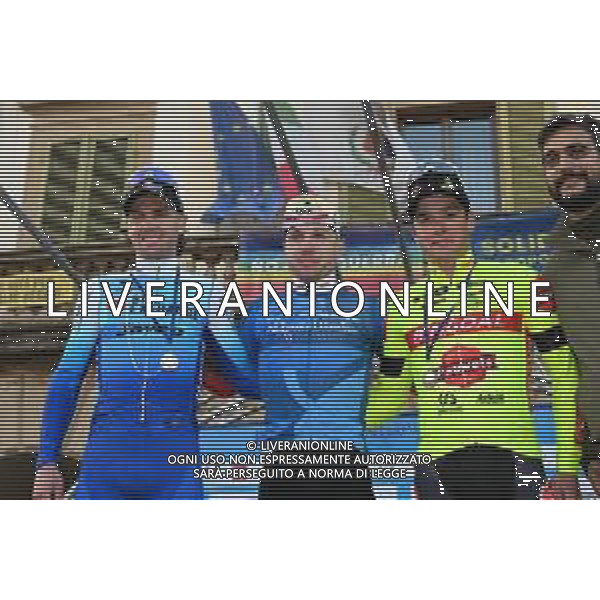 20-03-2022 Per Sempre Alfredo; 2022, Uae Emirates; 2022, Bikeexchange - Jayco; 2022, Bingoal - Pauwels Sauces Wb; Hirschi, Marc; Smith, Dion; Mertz, Remy; Martini, Alfredo; Sesto Fiorentino; ©SIROTTI/AGENZIA ALDO LIVERANI SAS