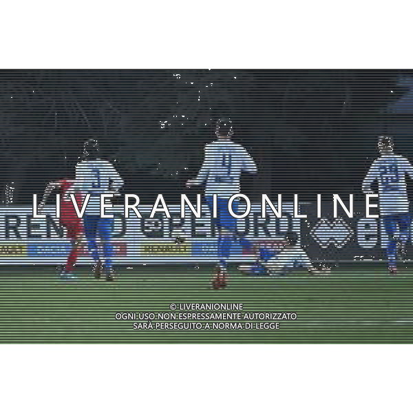 ¬© TVRG Vincenzo Silvestro (Mantova) segna il gol dell\'1 a 0 Pro Sesto vs Mantova Campionato Serie C girone A - 33a giornata Sesto San Giovanni (MI) 20-03-2022 Stadio Ernesto Breda foto Roberto Garavaglia/ag. Aldo Liverani sas/AGENZIA ALDO LIVERANI SAS