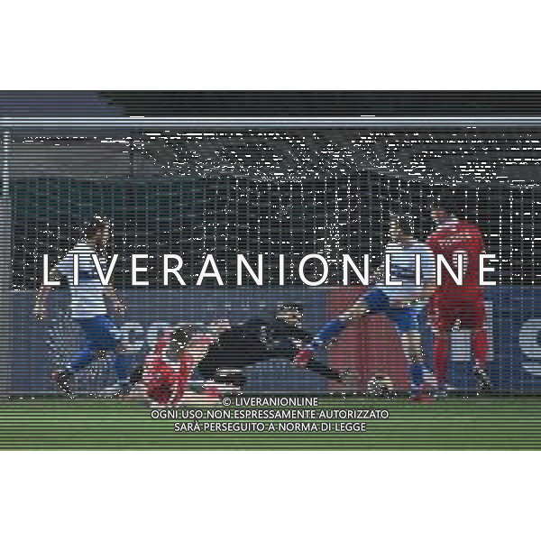 ¬© TVRG Gaetano Monachello (Mantova) segna il gol del 2 a 0 Pro Sesto vs Mantova Campionato Serie C girone A - 33a giornata Sesto San Giovanni (MI) 20-03-2022 Stadio Ernesto Breda foto Roberto Garavaglia/ag. Aldo Liverani sas/AGENZIA ALDO LIVERANI SAS