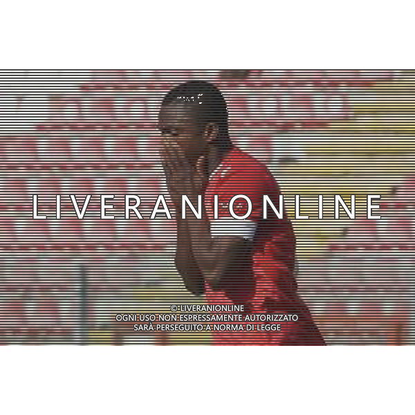 Loris Cerquiglini/LMedia - AC Perugia vs Como 1907 - Italian soccer Serie B match 2021/2022 March 20 2022 - Stadio Renato Curi Perugia, Italy AC Perugia vs Como 1907 Photo showing: kouan oulai christian ‚Äúk. oulai‚Äù (n.28 perugia calcio) @Loris Cerquiglini/LiveMedia AG ALDO LIVERANI SAS