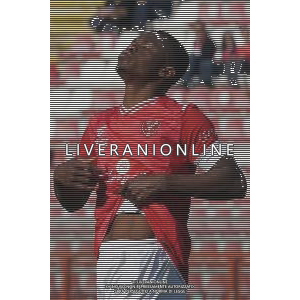 Loris Cerquiglini/LMedia - AC Perugia vs Como 1907 - Italian soccer Serie B match 2021/2022 March 20 2022 - Stadio Renato Curi Perugia, Italy AC Perugia vs Como 1907 Photo showing: kouan oulai christian ‚Äúk. oulai‚Äù (n.28 perugia calcio) @Loris Cerquiglini/LiveMedia AG ALDO LIVERANI SAS
