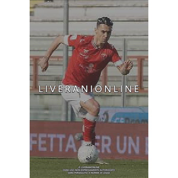 Loris Cerquiglini/LMedia - AC Perugia vs Como 1907 - Italian soccer Serie B match 2021/2022 March 20 2022 - Stadio Renato Curi Perugia, Italy AC Perugia vs Como 1907 Photo showing: santoro simone (n.25 perugia calcio) @Loris Cerquiglini/LiveMedia AG ALDO LIVERANI SAS