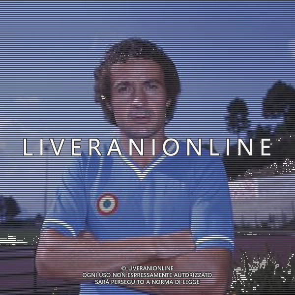 IL GIOCATORE CHIARUGI LUCIANO CON LA MAGLIA DEL NAPOLI - RETROSPETTIVA ©Archivio Giovanni Liverani/Agenzia Aldo Liverani sas