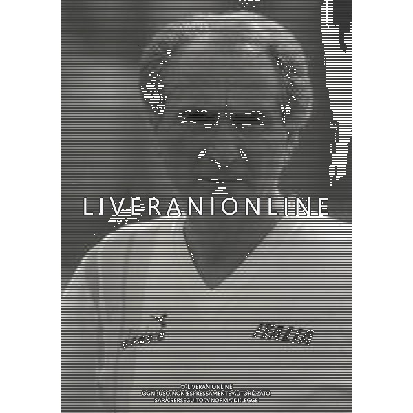 RETROSPETTIVA AZEGLIO VICINI ALLENATORE NAZIONALE ITALIA CALCIO NELLA FOTO AZEGLIO VICINI NELL\'ANNO 1985-1986 AG ALDOLIVERANI SAS