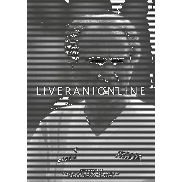 RETROSPETTIVA AZEGLIO VICINI ALLENATORE NAZIONALE ITALIA CALCIO NELLA FOTO AZEGLIO VICINI NELL\'ANNO 1985-1986 AG ALDOLIVERANI SAS