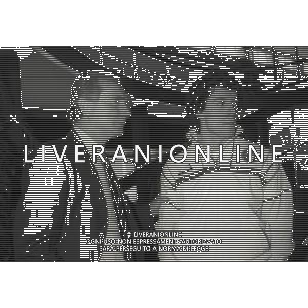 RETROSPETTIVA AZEGLIO VICINI ALLENATORE NAZIONALE ITALIA CALCIO NELLA FOTO AZEGLIO VICINI NELL\'ANNO 1986 CON ROBERTO DONADONI AG ALDO LIVERANI SAS 