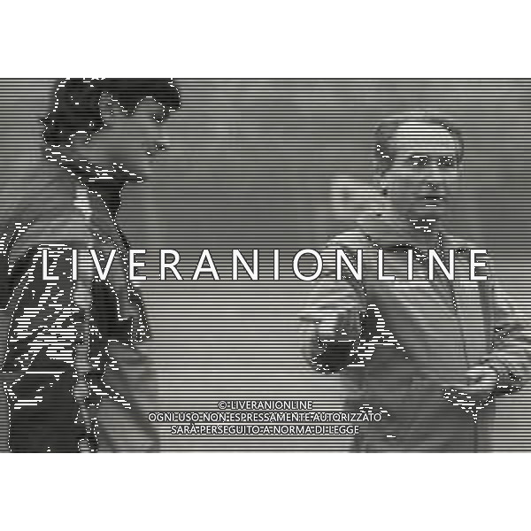 RETROSPETTIVA AZEGLIO VICINI ALLENATORE NAZIONALE ITALIA CALCIO NELLA FOTO AZEGLIO VICINI NELL\'ANNO 1987 CON ALDO SERENA AG ALDO LIVERANI SAS   